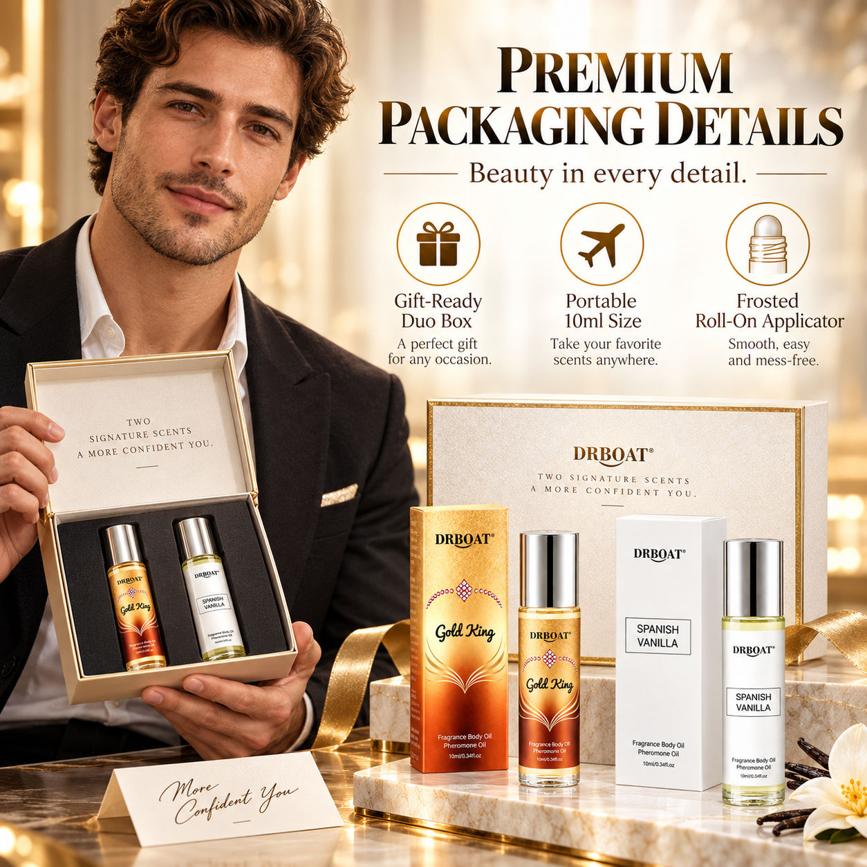 Erkekler için Duo Roll-on Parf - Perfume Alcohol Fragrance incelemesi ve fiyatı