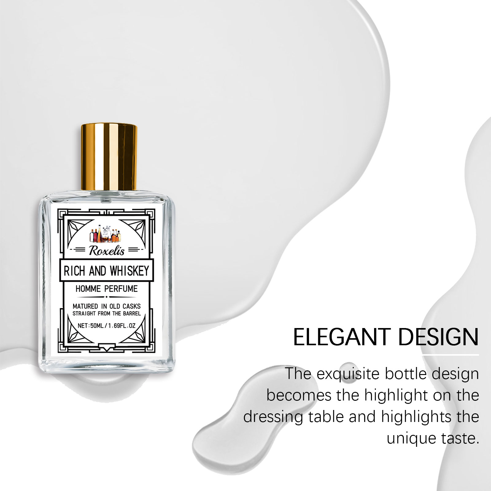 Roxelis 50ml Charm Whisky Erke - Perfume Alcohol Fragrance incelemesi ve fiyatı